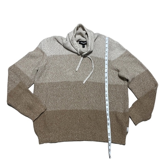 Express Stripe Natural Colors Knit Sweater Size L - Picture 9 of 9